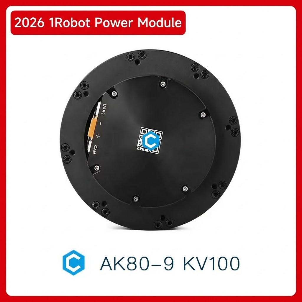 Ak80 9 Dynamic Actuator Robotics - Motore Attuatore CubeMars AK80-9 KV100 con
